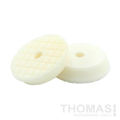 FastGloss Karo Finish Premium Polierschwamm weiß Ø 98 mm